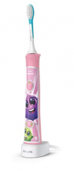 Sonicare For Kids Szónikus elektromos fogkefe, bluetooth, rózsaszín kép