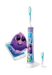 Sonicare For Kids Szónikus elektromos fogkefe, bluetooth, lila kép